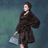 M.Y.FANSTY Luxury Collections Russian Full Sky Stars Purple Mink Full Mink Coat Fur Coat Female Strongly Recomm Short Women Coat