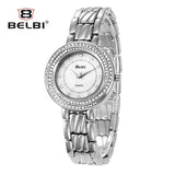 New Retro Ladies Watches Luxury Full Diamond Pin Dial Women Quartz Clock Waterproof China Wrist Watch Brand Best Specially Gift